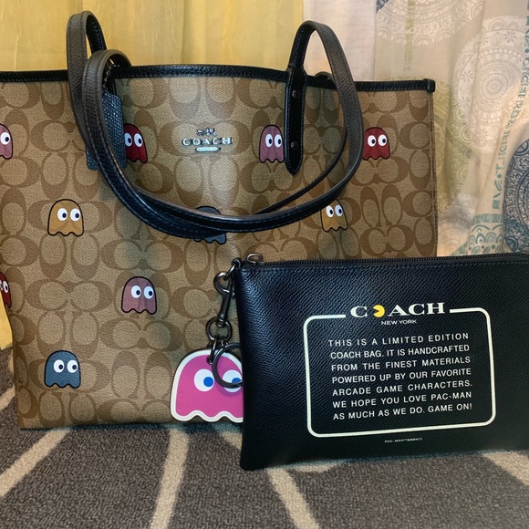 coach pac man purse